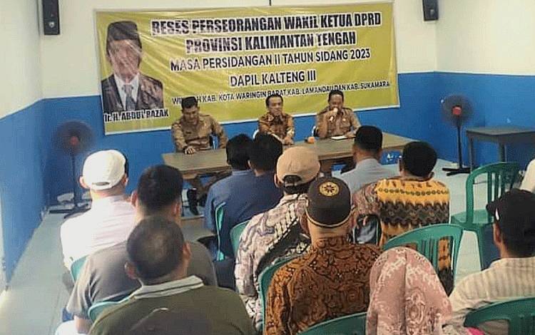 Dewan Kalteng Dorong Tindak Lanjut Usulan Masyarakat