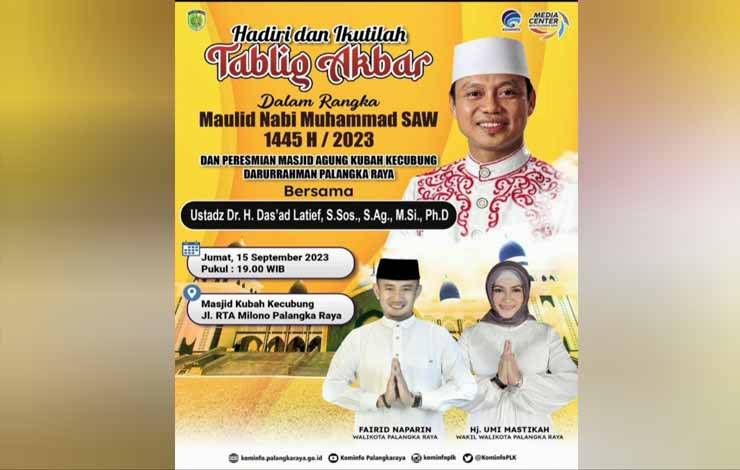 Ayo Hadiri Tabligh Akbar dan Peresmian Masjid Kubah Kecubung