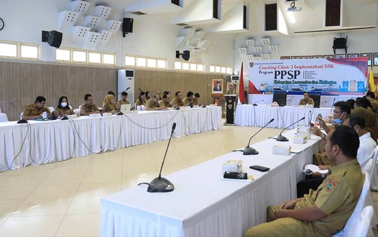 Coaching Clinic 3 Implementasi Strategi Sanitasi Kabupaten/Kota Program PPSP Kabupaten Lamandau dan Katingan. (FOTO:FERY)