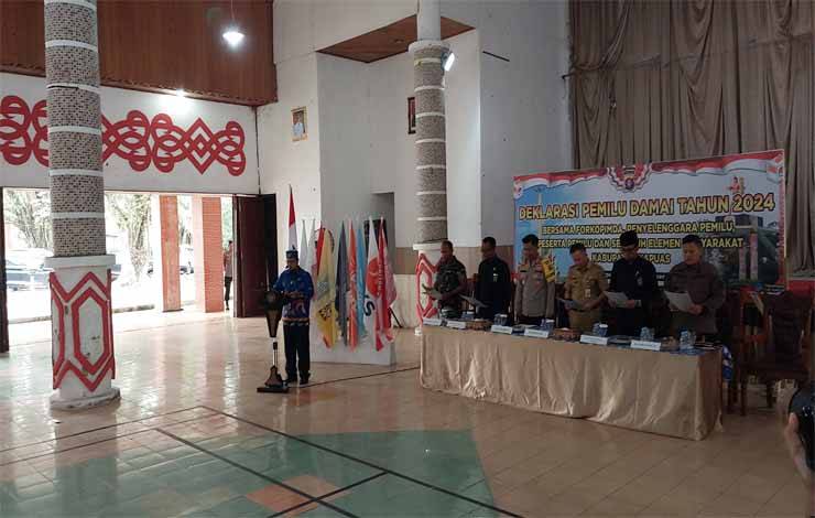 Jelang 2024, Deklarasi Pemilu Damai digelar di Kapuas