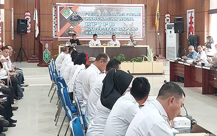 Forum Konsultasi Publik Rancangan Awal RPJPD Kapuas 2025 - 2045 Digelar