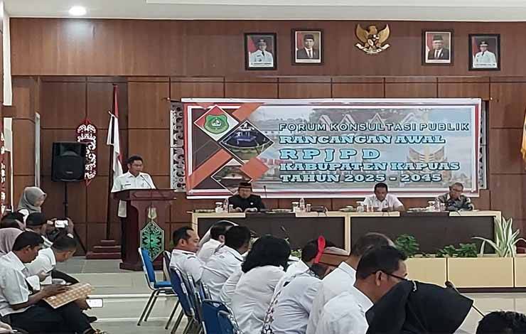 Ini Tujuan Digelar Forum Konsultasi Publik Rancangan Awal RPJPD Kapuas 2025 - 2045