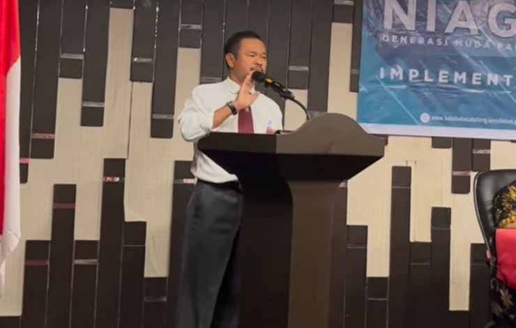 Kepala Balai Bahasa Provinsi Kalimantan Tengah, Muhammad Muis.(FOTO: TESTI PRISCILLA)