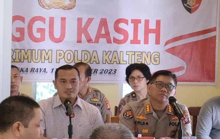 Ditkrimum Polda Kalteng Gelar Tatap Muka dengan Insan Pers