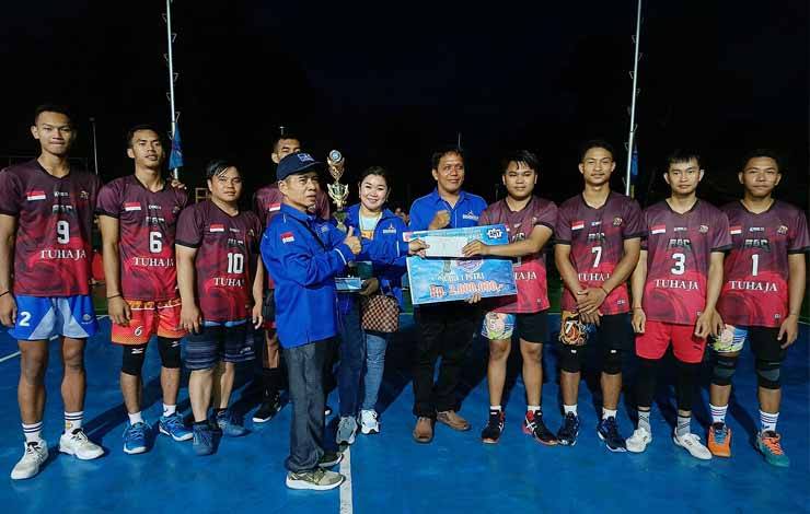 Ketua DPC Demokrat Barito Timur Tutup Turnamen Voli AHY Cup 2023, Ini Daftar Pemenangnya