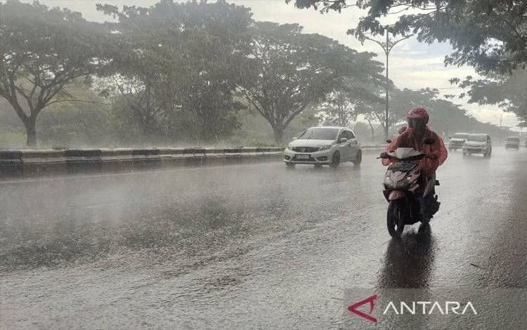 BMKG Prakirakan Hujan Guyur Mayoritas Kota Besar di Indonesia, Termasuk Palangka Raya