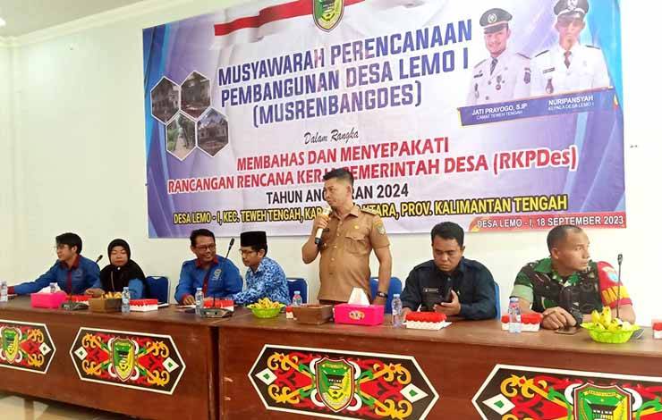 Setiap Desa akan Melaksanakan Musrenbang RKP di Barito Utara
