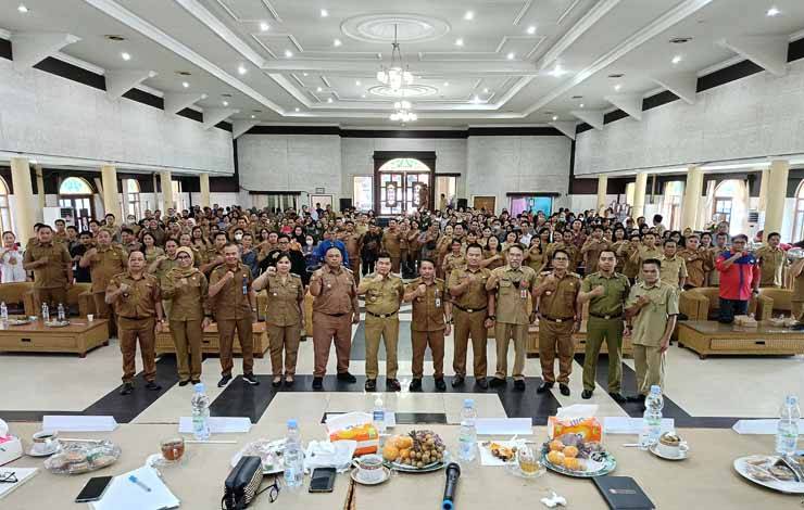 Bupati dan Wakil Bupati Barito Timur Gelar Pertemuan Dengan Kades dari 3 Kecamatan