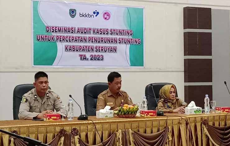 DP3AP2KB Seruyan Gelar Desiminasi Audit Kasus Stunting