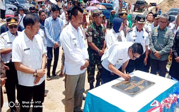 Jembatan Anugerah Lahei I-Lahei II Diresmikan, Bupati Barito Utara: Untuk Kesejahteraan Masyarakat