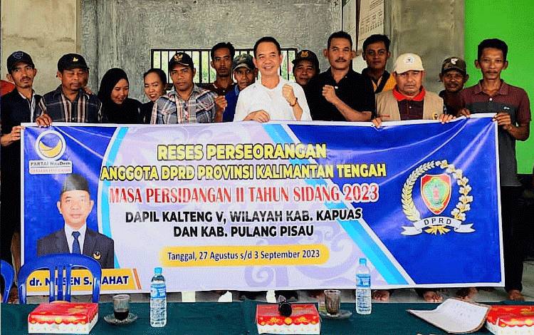 Dewan Kalteng Minta Pemda Wujudkan Aspirasi Masyarakat Desa Warga Mulya Kapuas