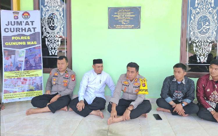 Kapolres Gunung Mas Kembali Dengarkan Curhatan Masyarakat