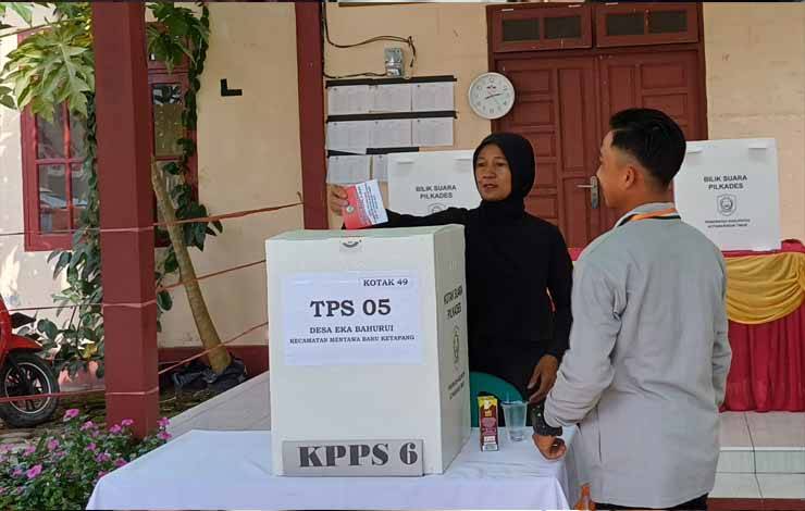 Desa Eka Bahurui Ikuti Pilkades Serentak 76 Desa di Kotim