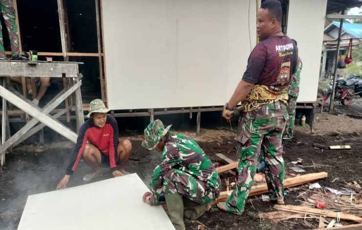Perbaikan Rumah Tidak Layak Huni dan Jembatan Program TMMD di Desa Sidorejo Terus Digenjot