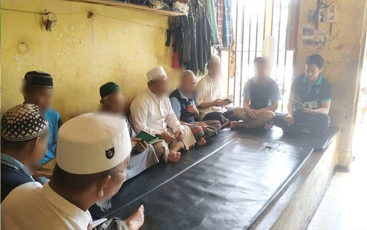 Tingkatkan Keimanan, Rutan Kuala Kapuas Kembali Gelar Yasinan di Blok WBP