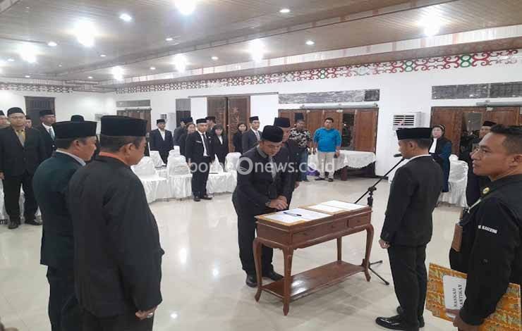 Jelang Purna Tugas, Wali Kota Palangka Raya Lantik Pejabat Pimpinan Tinggi Pratama Administrator