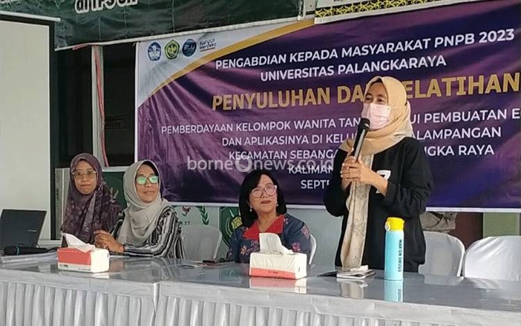 Kelurahan Kalampangan Sosialisasikan Eco Enzyme Kepada Kelompok Wanita Tani