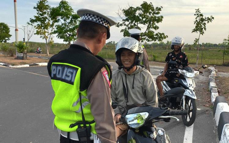 Antisipasi Balapan Liar, Satlantas Polresta Palangka Raya Lakukan Patroli