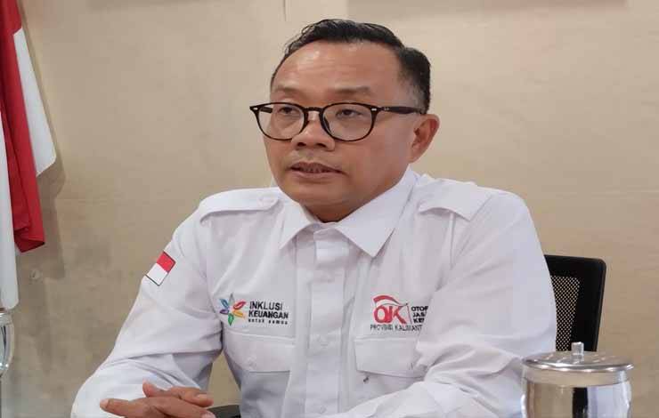 Kepala Otoritas Jasa Keuangan atau OJK Provinsi Kalteng, Otto Fitriandy.(FOTO: TESTI PRISCILLA)