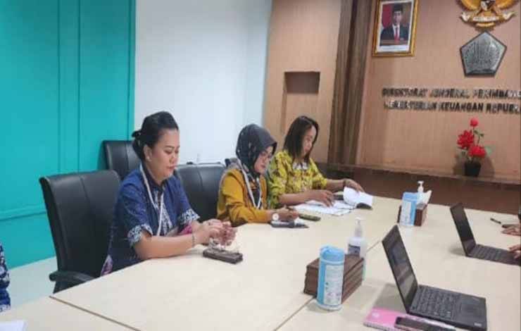 Anggota DPRD Palangka Raya, Shopie Ariany saat konsultasi ke Dirjen Perimbangan Keuangan RI. (FOTO: IST)