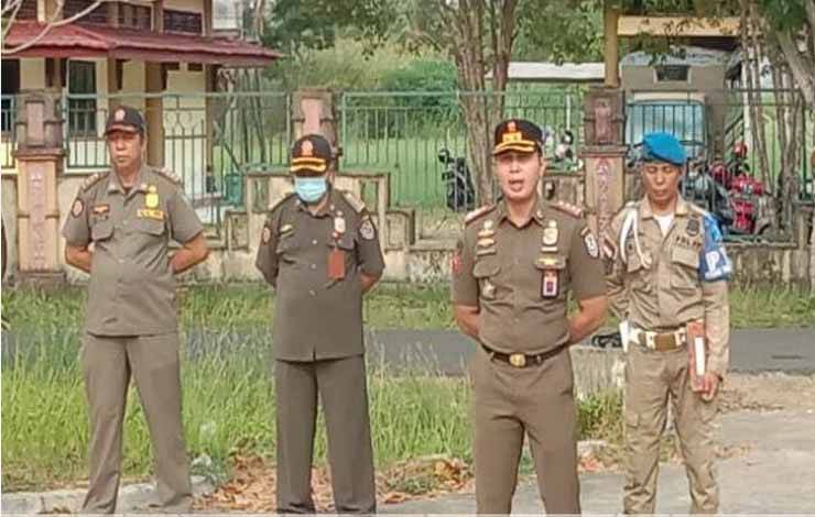 Kepala Satpol PP Seruyan Tekankan Kedisiplinan Kepada Jajarannya