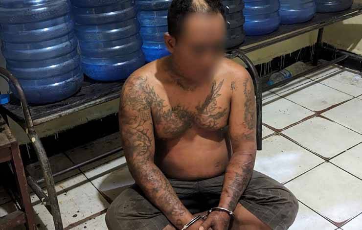 Aniaya Ibu dan Anak, Pria Bertato Diamankan Polresta Palangka Raya