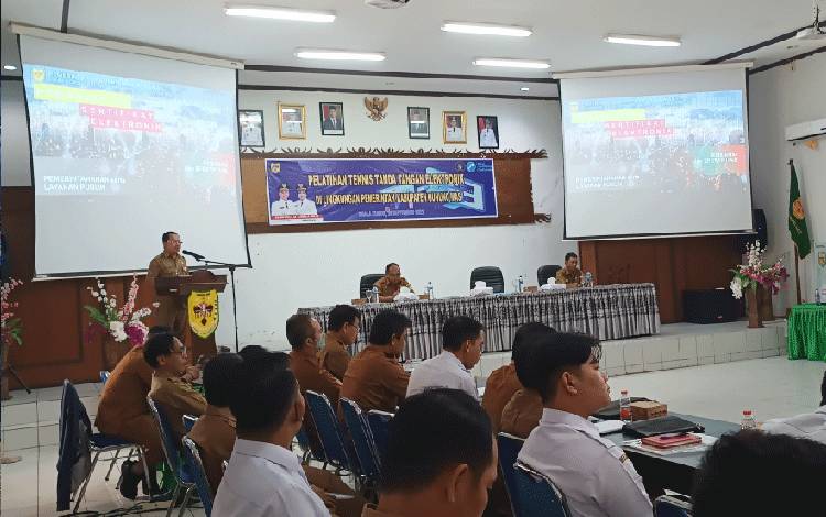 Pelatihan TTE Upaya Mewujudkan Transformasi Digital di Lingkungan Pemerintah Daerah
