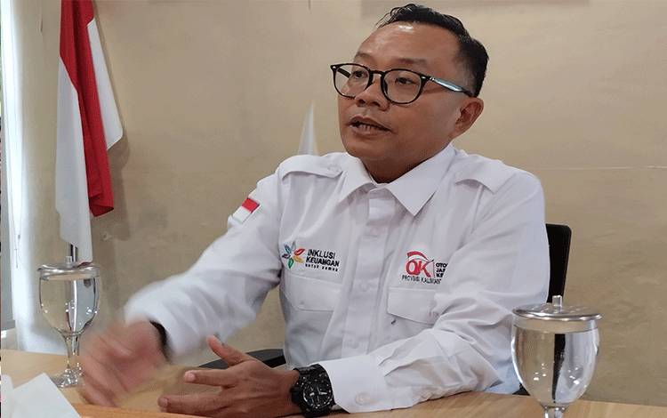 Kepala OJK Provinsi Kalteng, Otto Fitriandy.(FOTO: TESTI PRISCILLA)