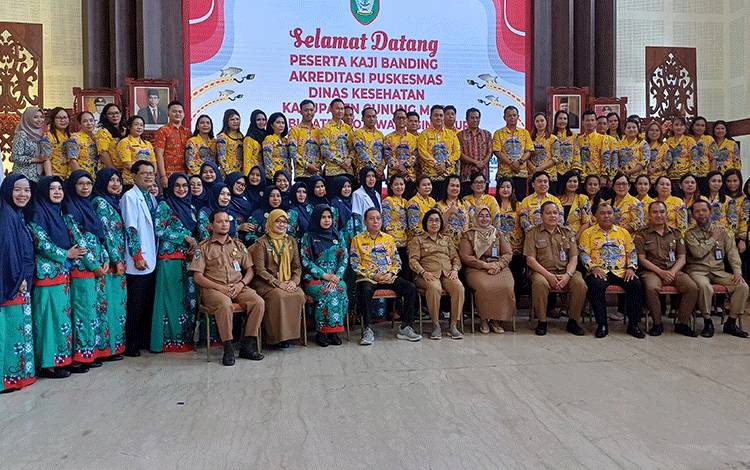 Sejumlah Puskesmas Gumas Kaji Banding Pelajari Proses Akreditasi Puskesmas Ketapang I Kotim