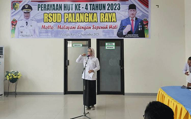 Pj Wali Kota Harapkan RSUD Palangka Raya Seger Naik Tipe