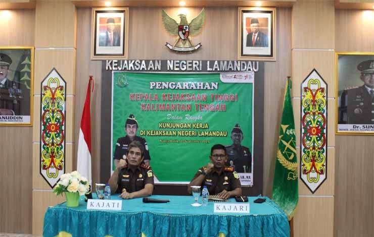 Supervisi Kejati Kalteng: Evaluasi Kinerja Pimpinan Kejaksaan Lamandau