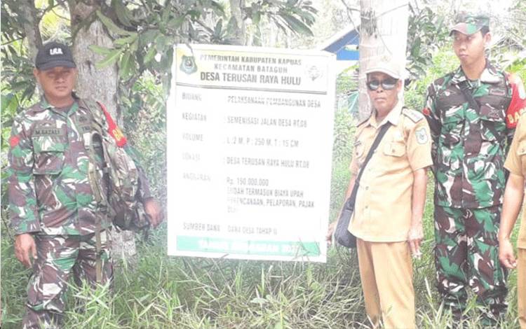 Tim Kecamatan Evaluasi Penggunaan DD di Dua Desa, Ini Pesan Camat Bataguh