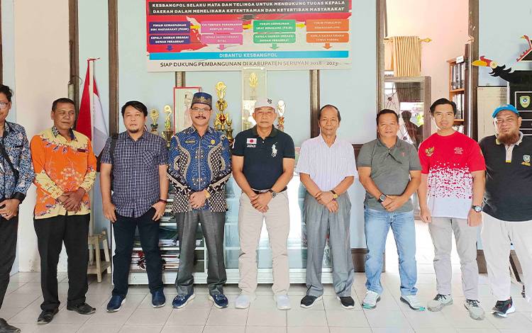 Badan Kesbangpol Seruyan Terima Kunjungan Komisi I DPRD Kotim