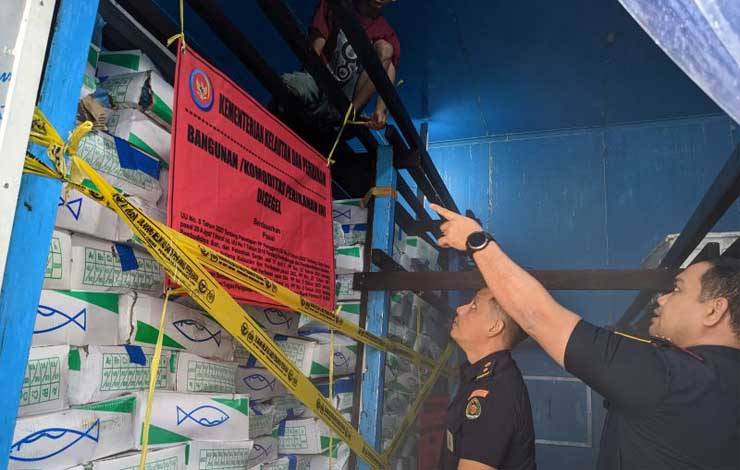 KKP Segel 4.050 Kg Ikan Salem Impor Asal Tiongkok di Banjarmasin