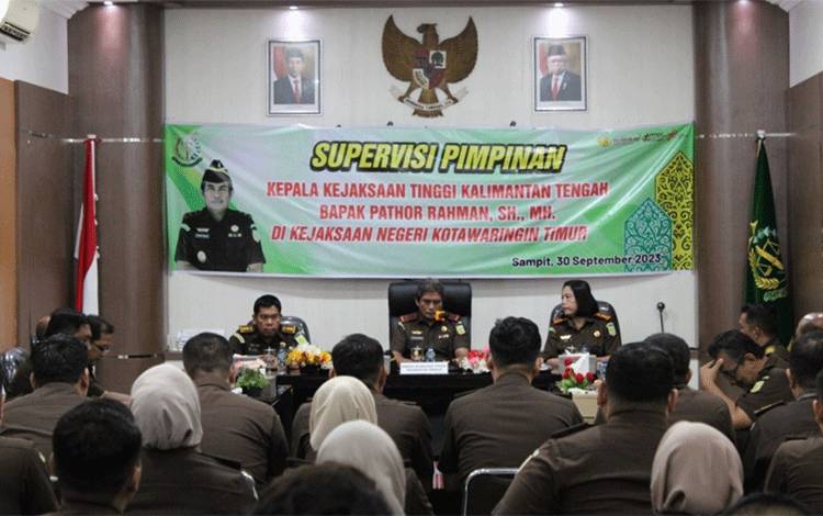 Supervisi ke Kejari Kotim, Ini Arahan Kajati Kalteng