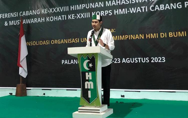 M Rizky Nahkodai HMI Cabang Palangka Raya