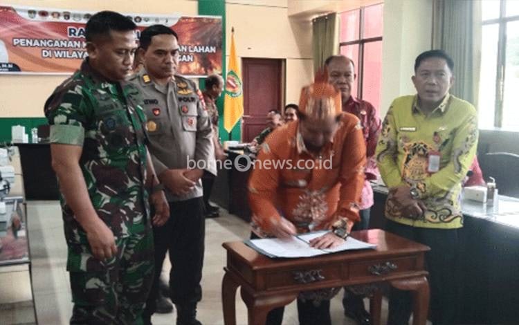 Kabupaten Katingan Tetapkan Status Tanggap Darurat Karhutla