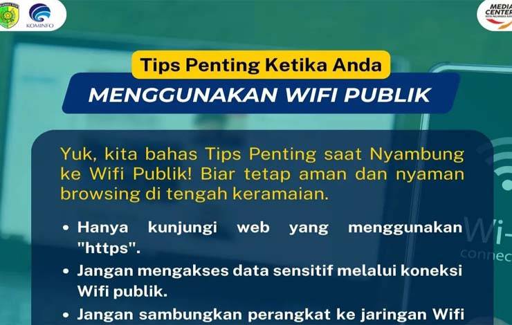 Tips gunakan wifi publik dari Diskominfo Palangka Raya
