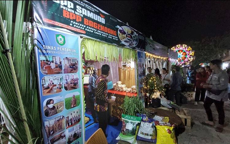 Stand BPP Samuda di Pekan Raya Sampit, Rabu, 4 Oktober 2023. (FOTO: IST)