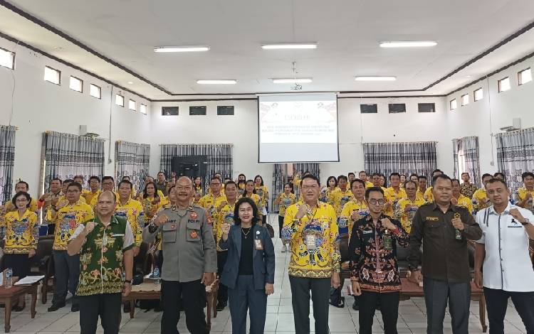 Rakordal Realisasi Pelaksanaan APBD Gunung Mas Triwulan III TA 2023 untuk Evaluasi Capaian
