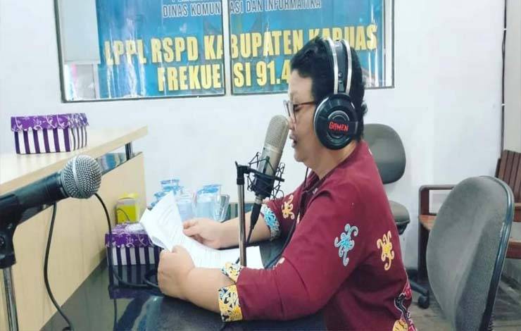 Promkes RSUD Kapuas Bagikan Tips Tentang Jaga Kesehatan Mata di Tempat Kerja