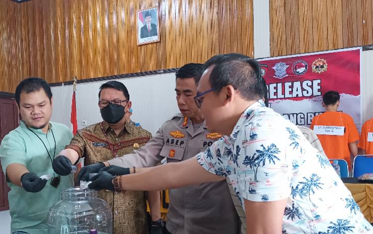 Pj Sekda Apresiasi Satres Narkoba Polres Gunung Mas