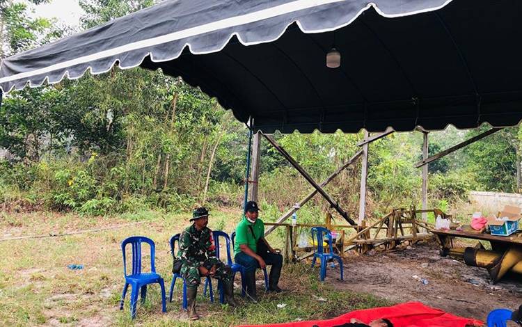 Posko Penanganan Karhutla Dinas ESDM Kalteng Dilengkapi Perlengkapan Penanganan Kebakaran