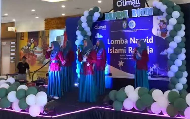 Puluhan Peserta Meriahkan Lomba Nasyid Islami Remaja BKPRMI Kotim