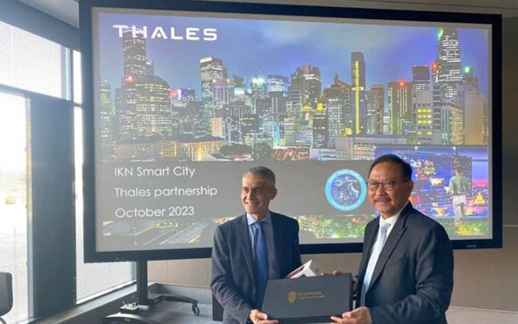 OIKN dan Thales Jalin Kerja Sama Bangun Infrastruktur Teknologi di IKN