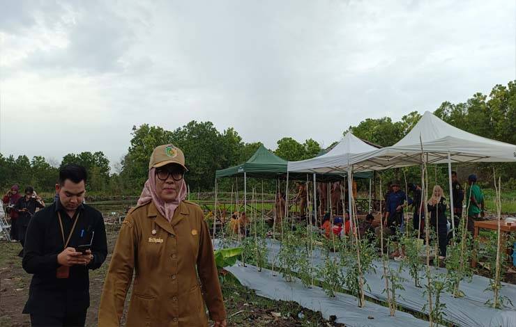 Lahan Kosong Belakang Perkantoran Pemko Palangka Raya akan Disulap Jadi Lahan Pertanian