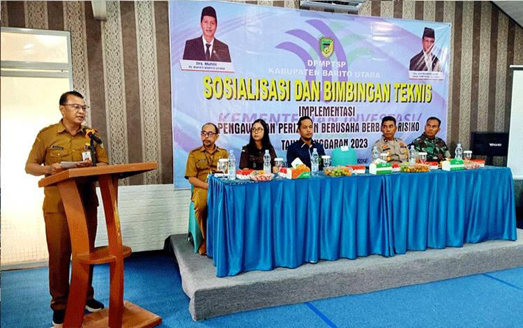 Barut Gelar Bimtek Implementasi Pengawasan Perizinan Berusaha Berbasis Risiko