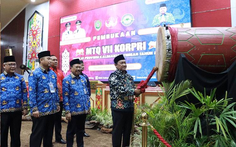 Wagub Kalteng Harap MTQ KORPRI Wujudkan Sinergitas ASN