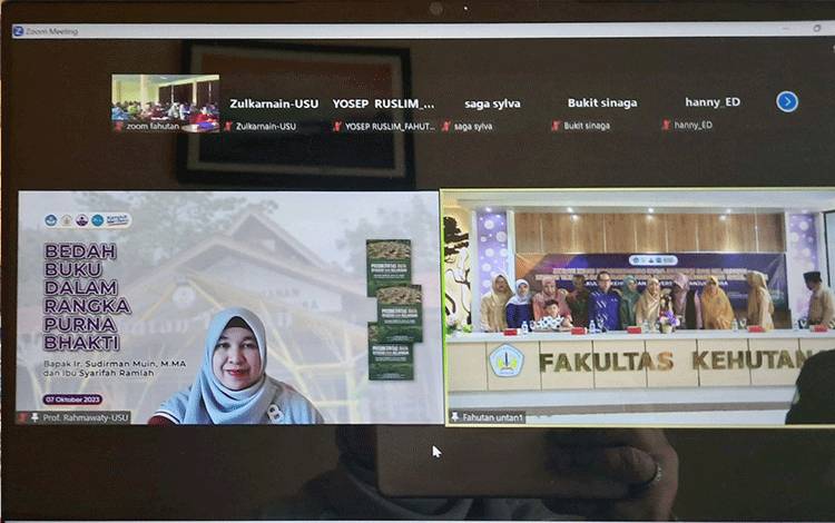 Buku Pemanenan Hasil Hutan Dibedah Profesor Fakultas Kehutanan