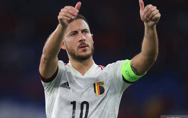 Eden Hazard. (Photo by Geoff Caddick / AFP) (AFP/GEOFF CADDICK)